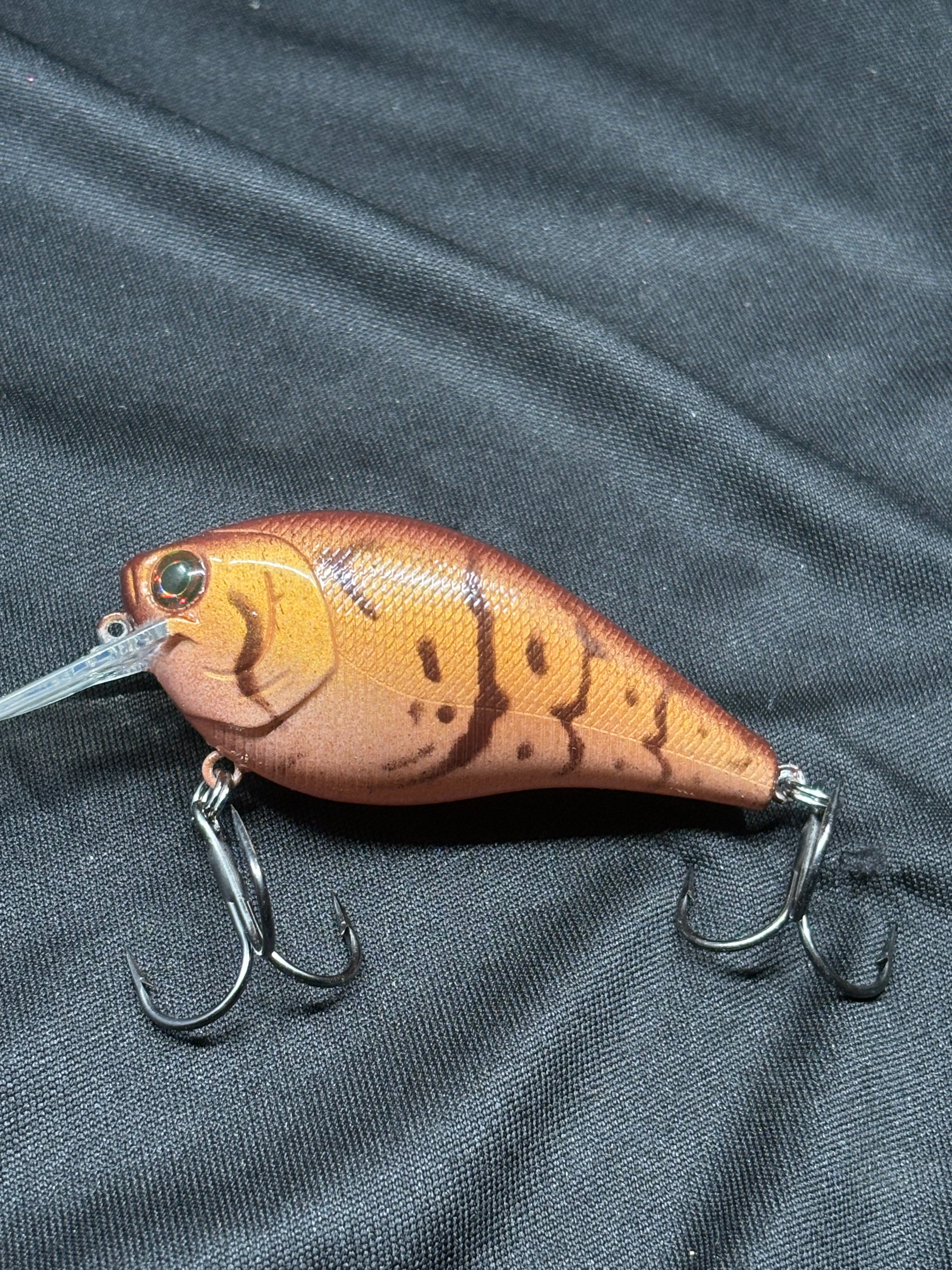 Retro Brown craw 2.5 Squarebill
