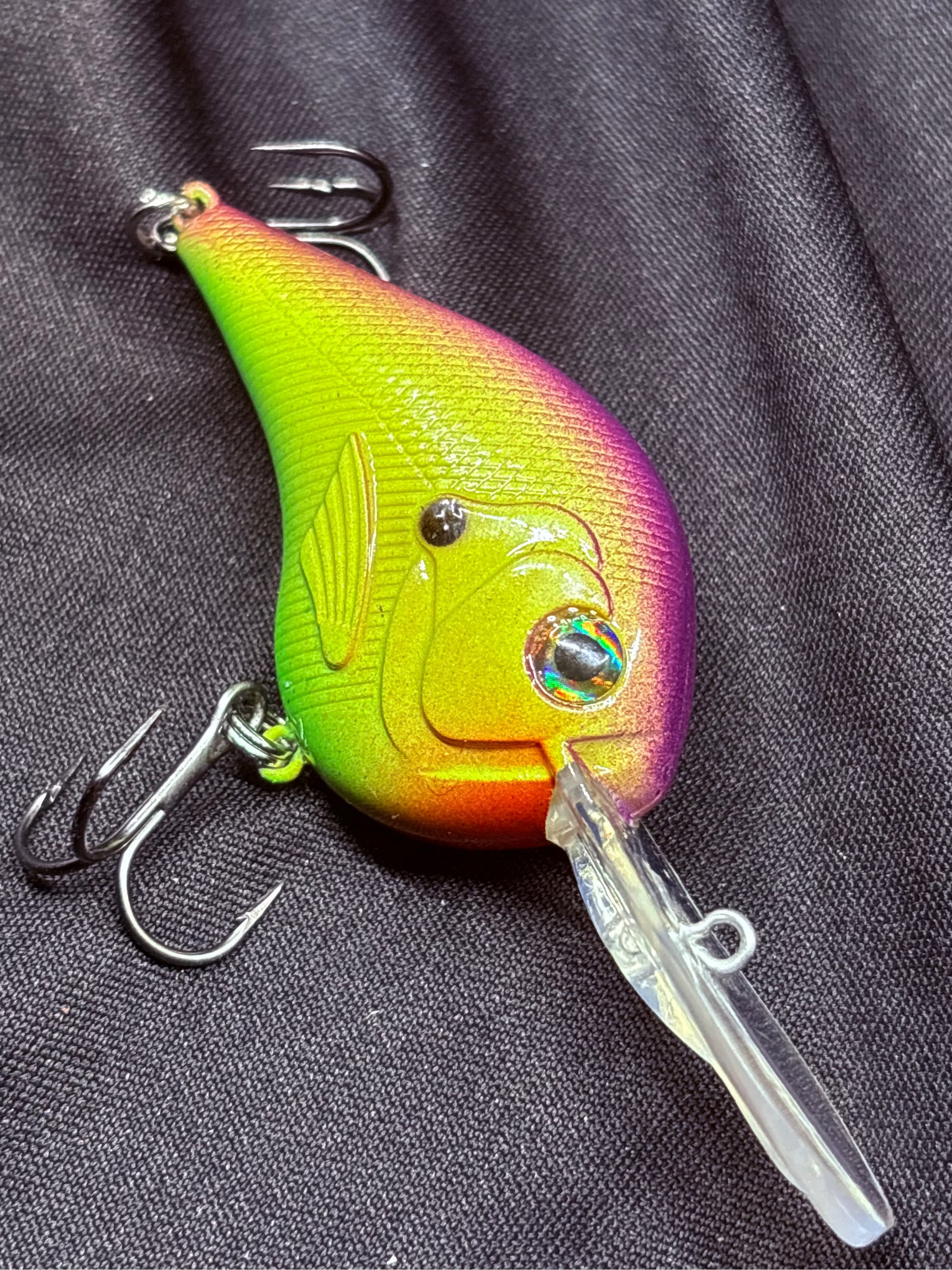Purple back Citrus Shad Medium Diver