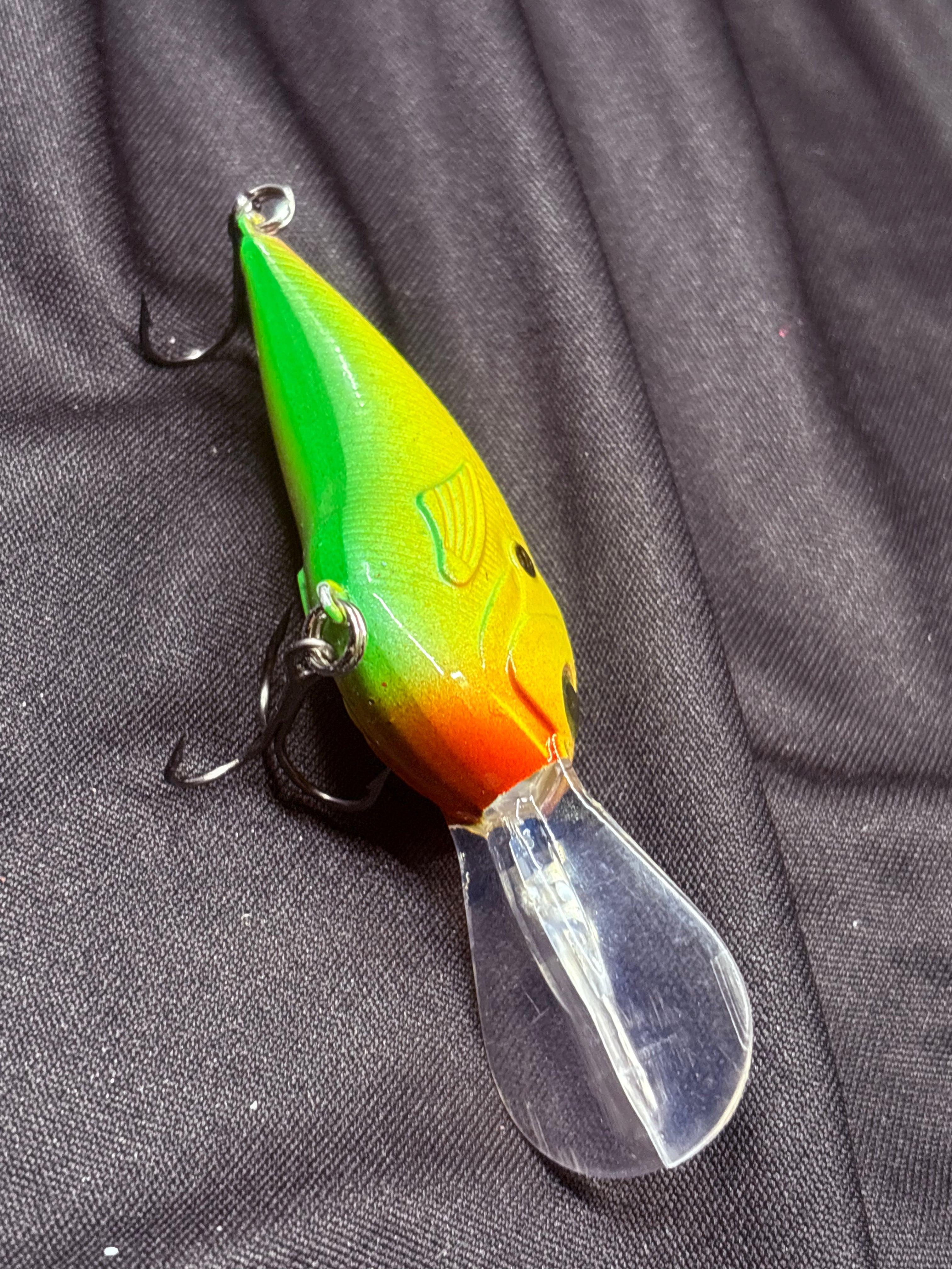 Purple back Citrus Shad Medium Diver