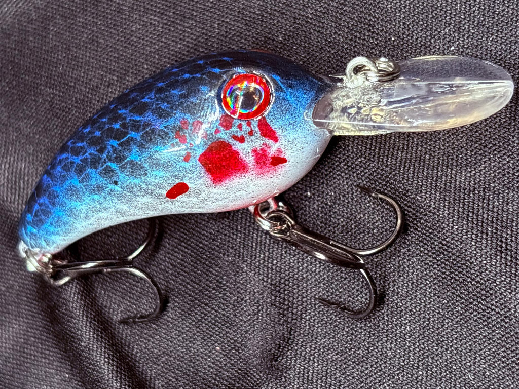 Bloody Blue Electric Shad Medium Diver 1/3oz