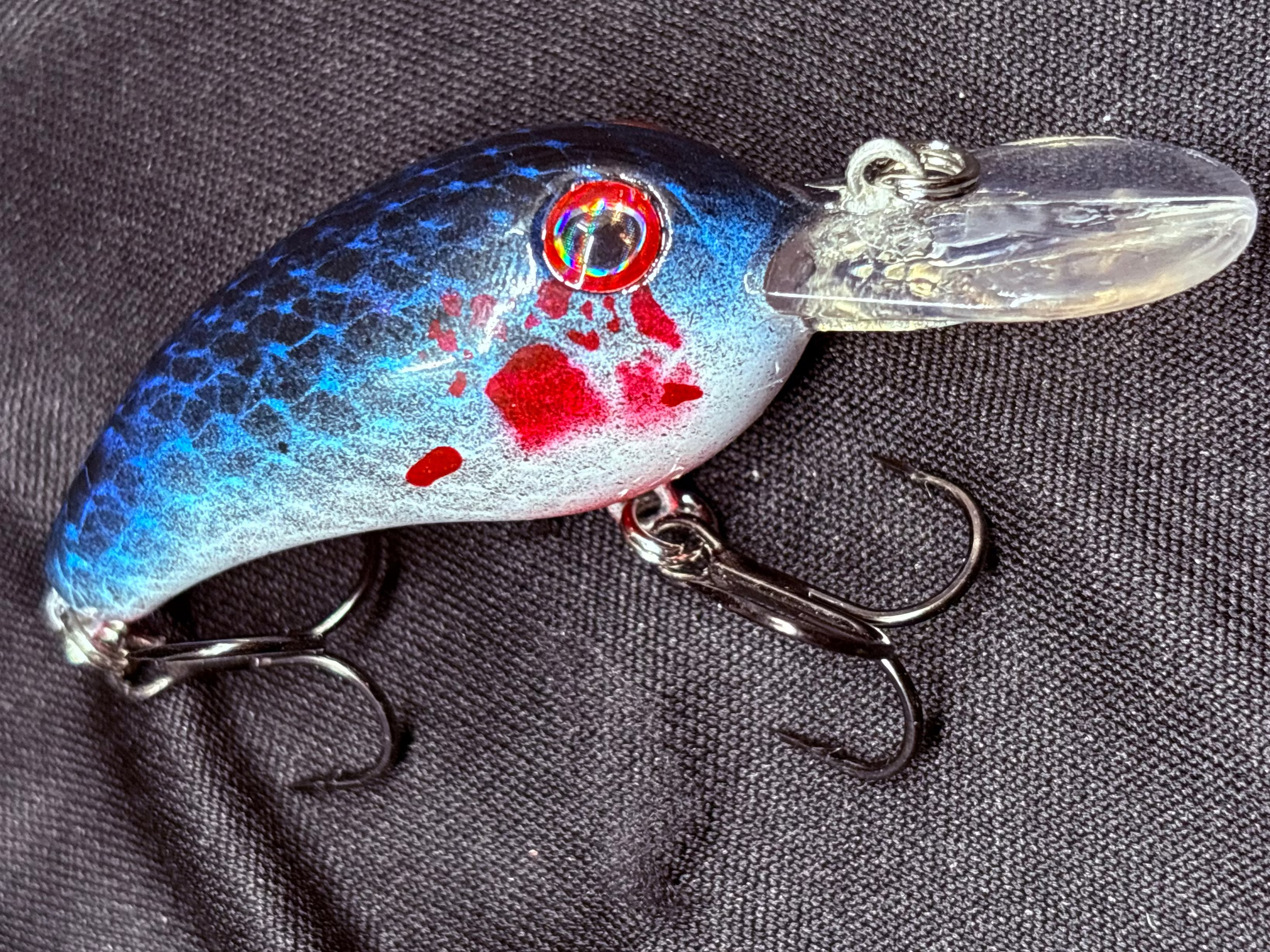 Bloody Blue Electric Shad Medium Diver 1/3oz