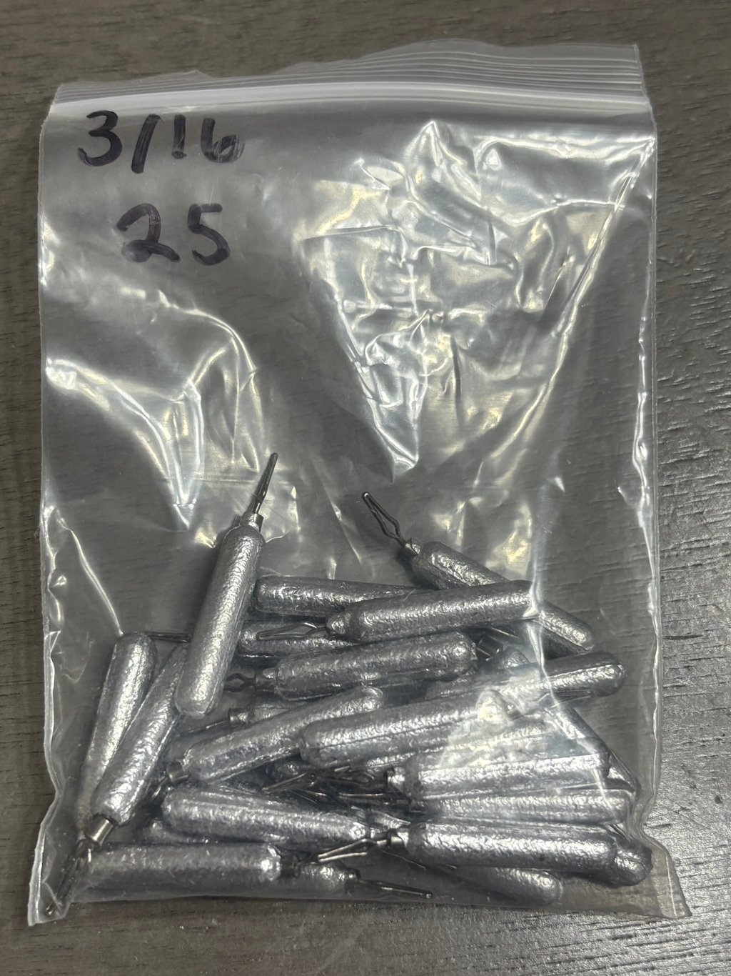 Drop shot weights 3/16oz 25 Pack