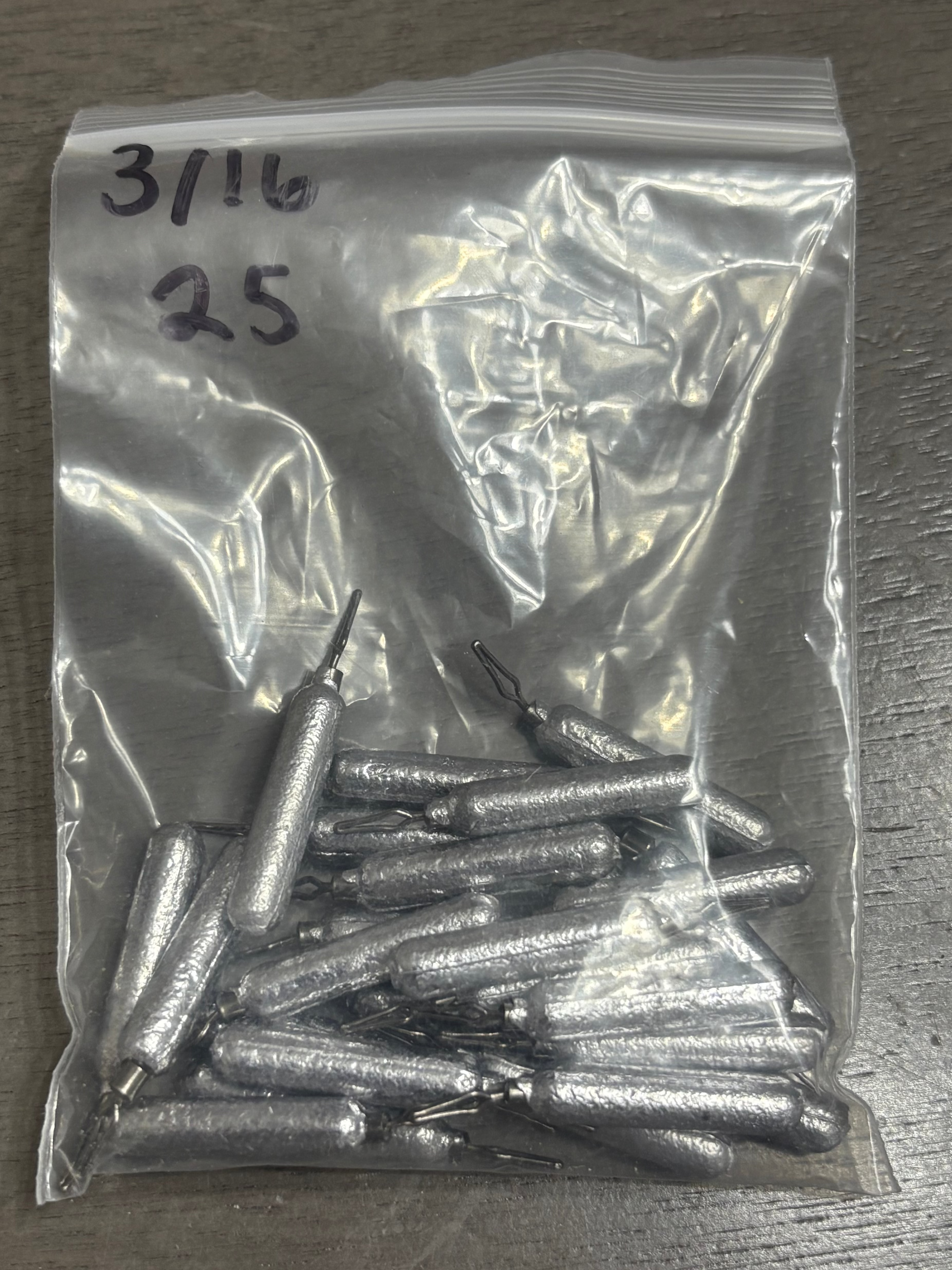 Drop shot weights 3/16oz 25 Pack